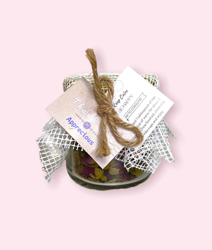 Rose Tea In A Jar
