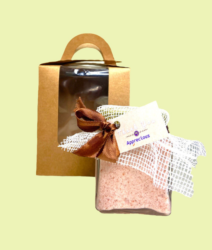 Lavender Himalayan Salt Scrub with Lavender Essential Oil