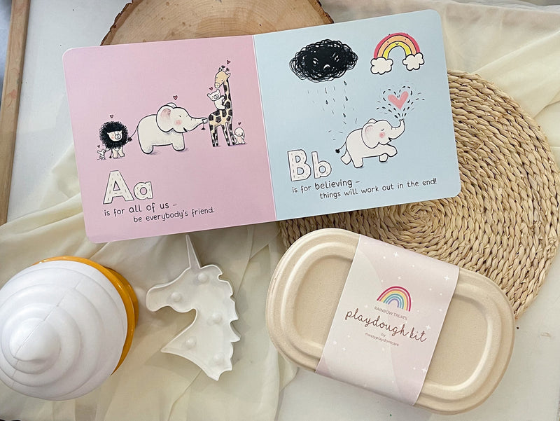 Rainbow Treats Playdough Book Kit