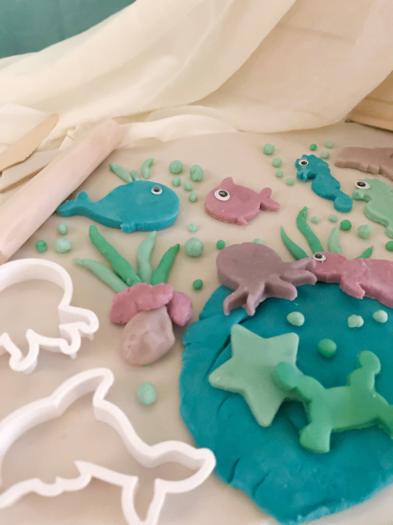 Ocean Playdough Book Kit