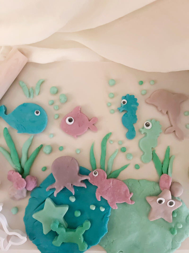 Ocean Playdough Book Kit