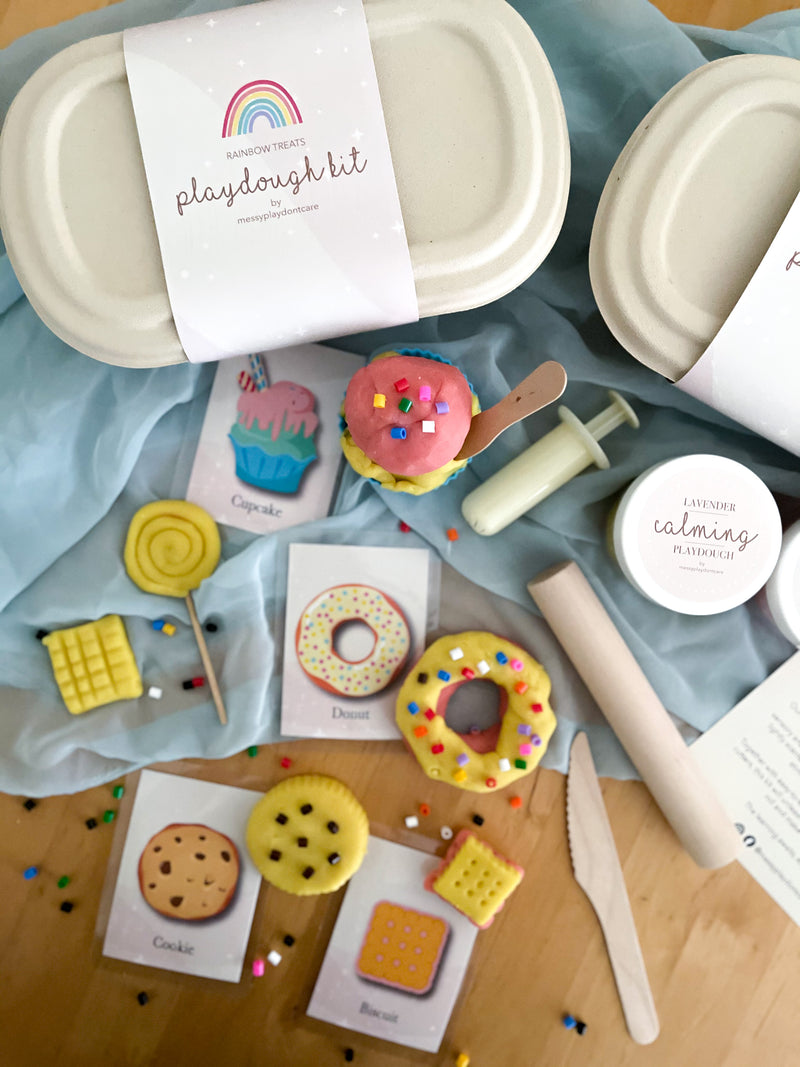 Rainbow Treats Playdough Book Kit
