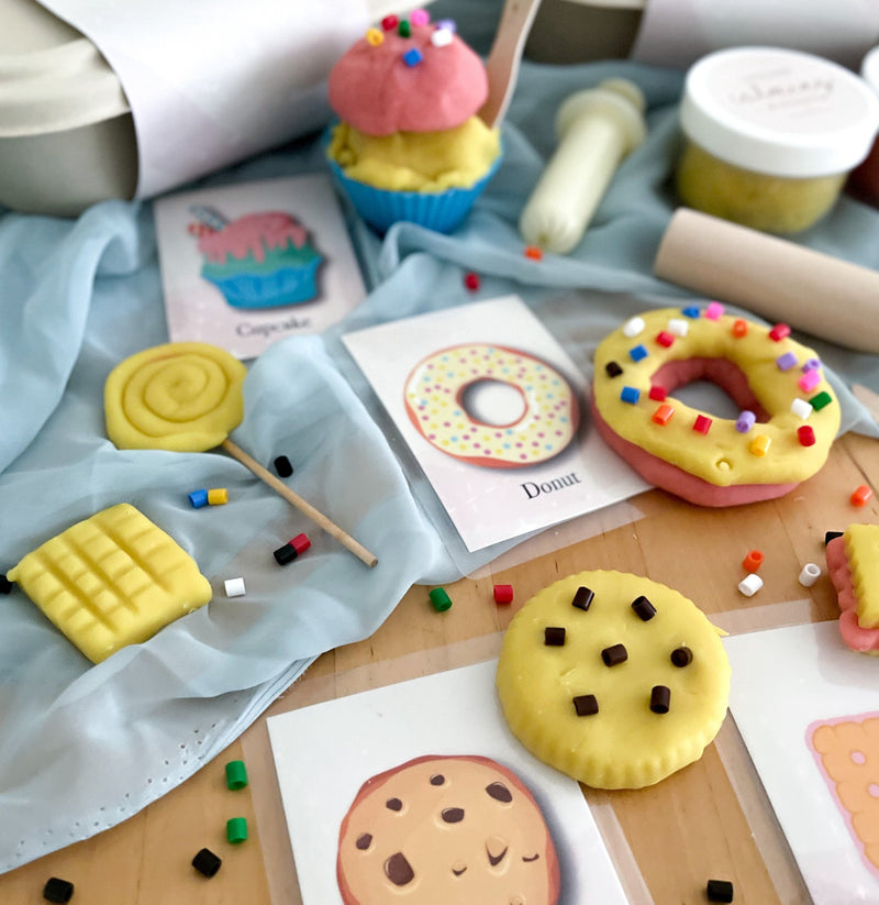 Rainbow Treats Playdough Book Kit