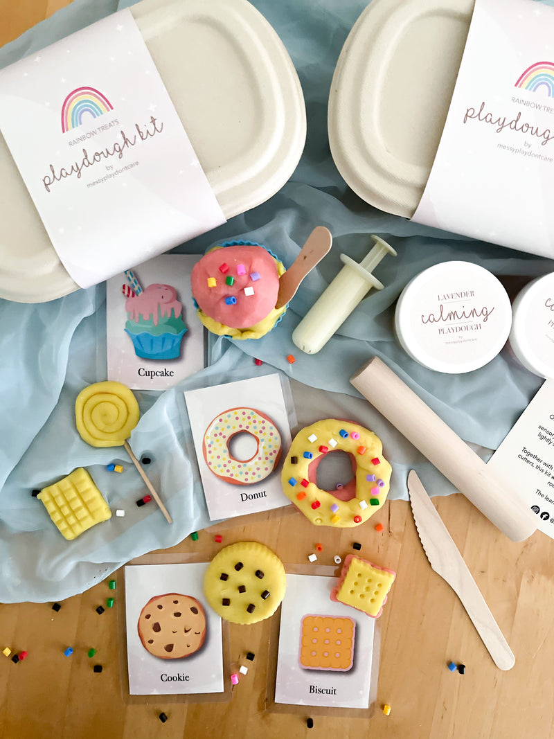 Rainbow Treats Playdough Book Kit